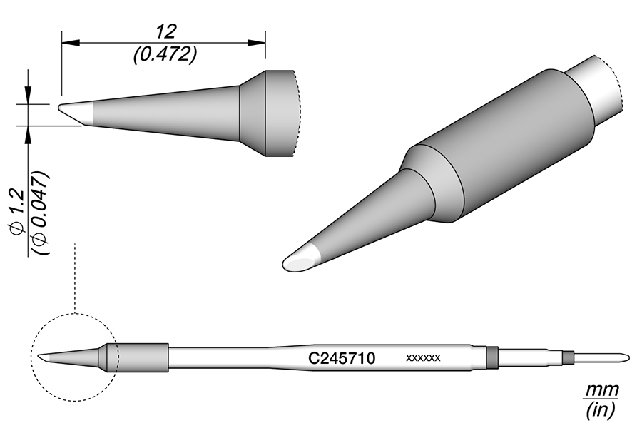 C245710 - Bevel Cartridge Ø 1.2